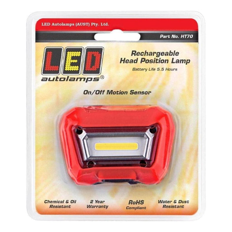 Load image into Gallery viewer, LED Autolamp Rechargeable Head Torch Position Lamp
