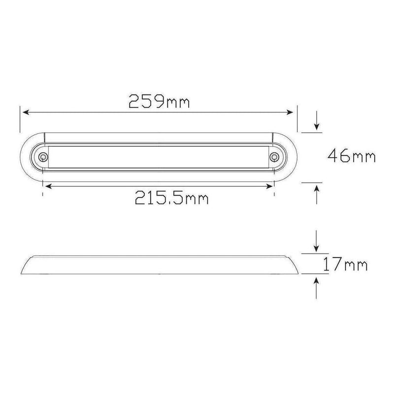 Load image into Gallery viewer, LED Autolamp Single Surface Mount Bracket Suits 235 Series Black
