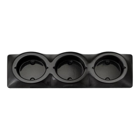 LED Autolamp Triple Surface Taillamp Mount Housing Black Suit 102 Series