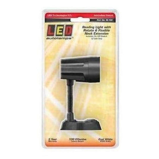 LED Autolamps 12V Reading Lamp Black 3 X 2 Watt