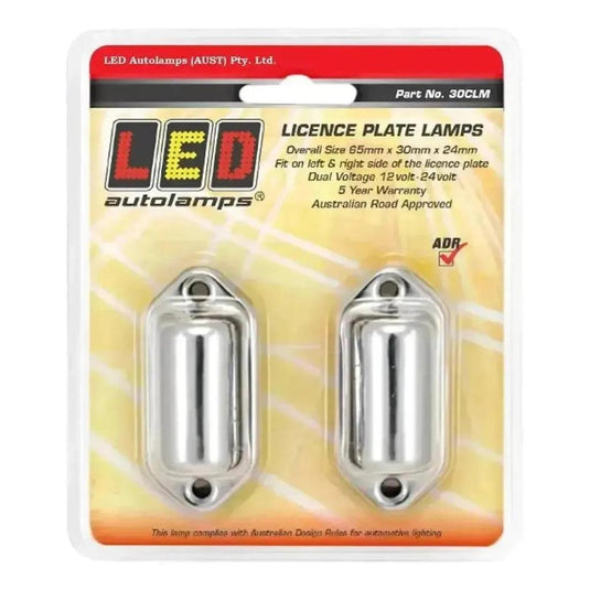 LED Autolamps License Plate lamp pack of 2 Blister