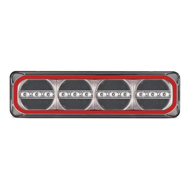 Load image into Gallery viewer, LED Autolamps Maxilamps Combination Stop/Tail &amp; Sequential Indicator 387x105x30.5mm
