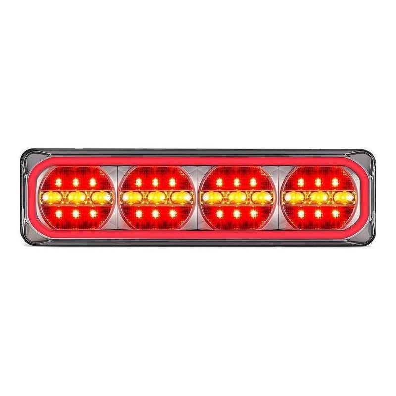 Load image into Gallery viewer, LED Autolamps Maxilamps Combination Stop/Tail &amp; Sequential Indicator 387x105x30.5mm
