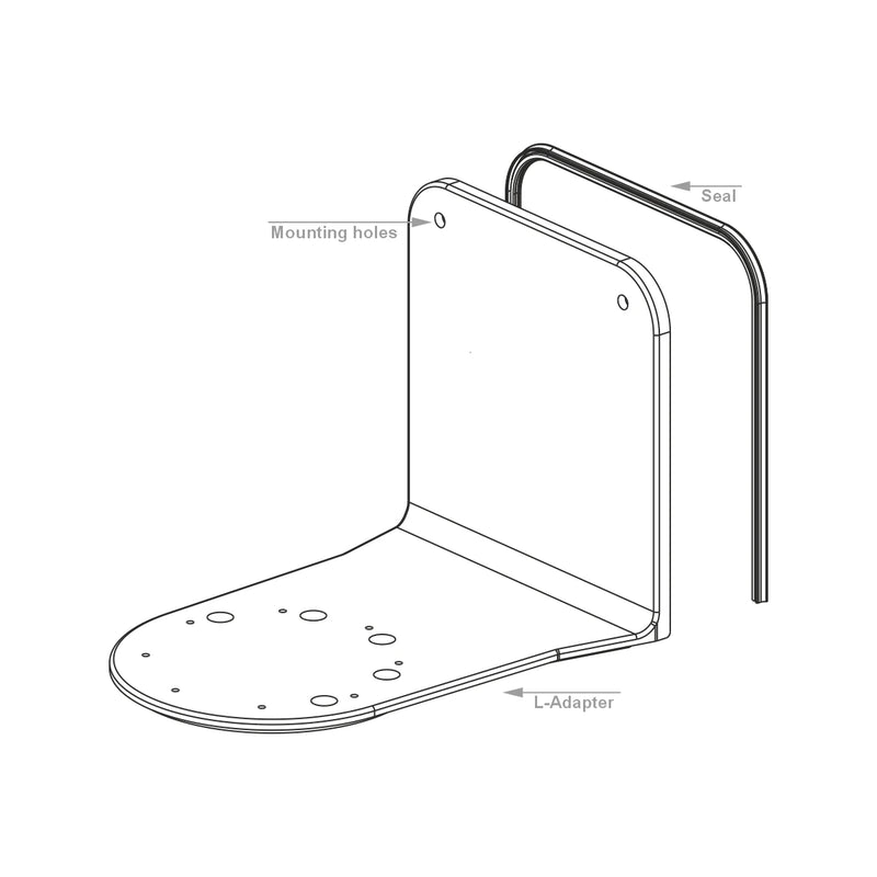 Load image into Gallery viewer, LooSeal Toilet L-Adaptor Large
