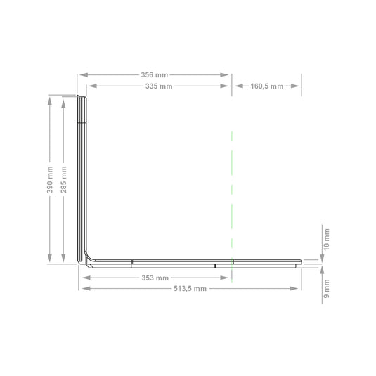 LooSeal Toilet L-Adaptor Large
