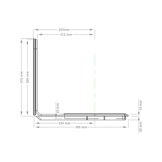 LooSeal Toilet L-Adaptor Medium