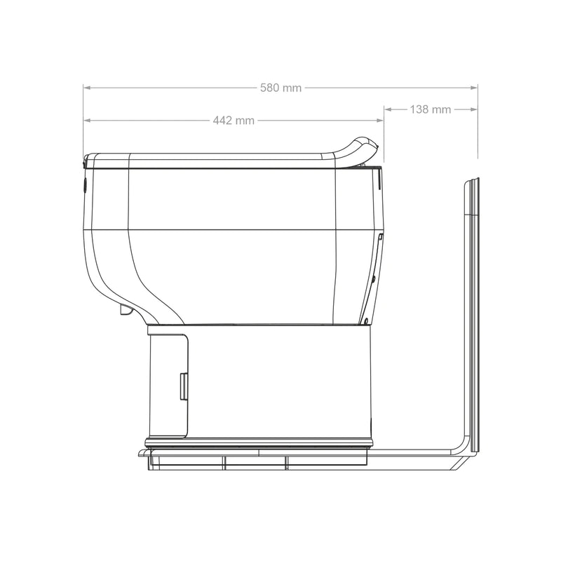Load image into Gallery viewer, LooSeal Toilet L-Adaptor Medium
