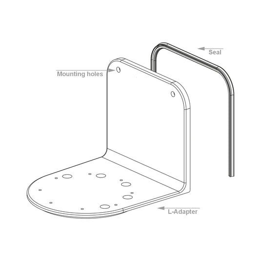 LooSeal Toilet L-Adaptor Small