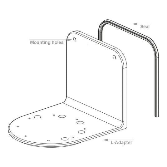 LooSeal Toilet L-Adaptor Small