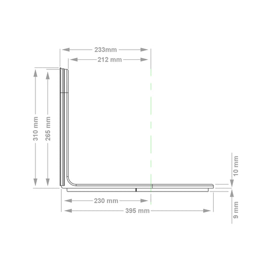 LooSeal Toilet L-Adaptor Small