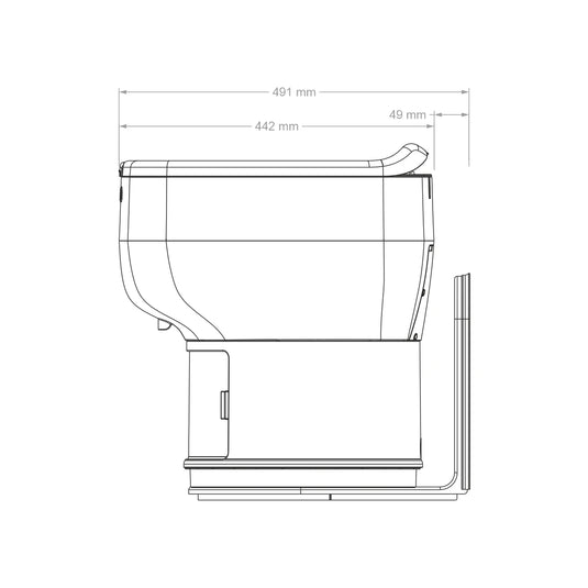 LooSeal Toilet L-Adaptor Small