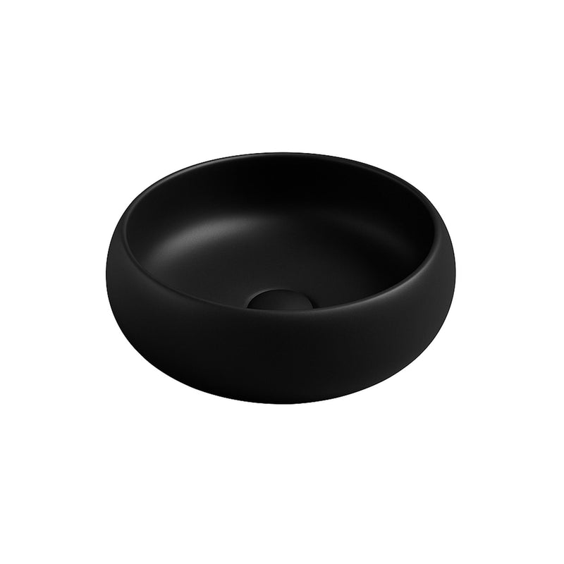 Load image into Gallery viewer, Luna Ceramic Basin Sink Round 360 x 360 x 125 - Matte Black
