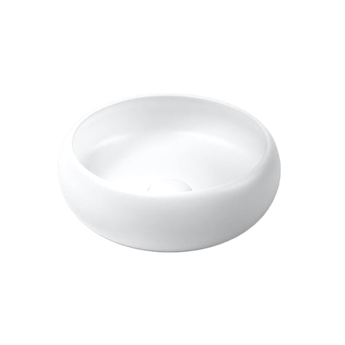 Luna Ceramic Basin Sink Round 360 x 360 x 125 - Matte White