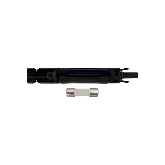 MC4 Solar Panel Inline Fuse Holder Connector inc 15amp Fuse IP67