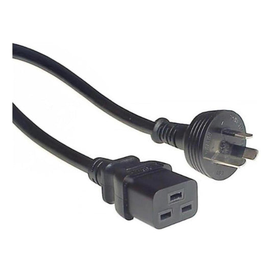 Mains Power Cable C19 Lead 15 Amp - 240V 1.8m Suits BMPRO 3000 Watt Inverter