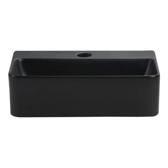 Mallory Ceramic Single Bowl Sink 365 x 260x110mm Black