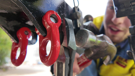 Mawby Hook Trailer Safety Chain Coupling 3.5T 13mm Throat Pair