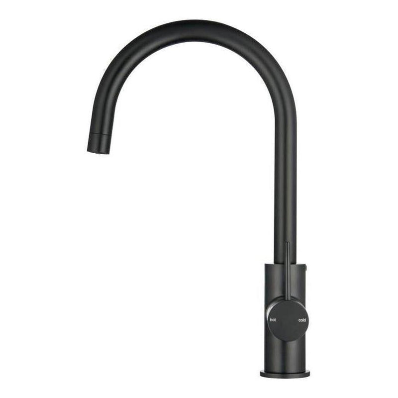 Load image into Gallery viewer, Mica 3-Way Filter Gooseneck Kitchen Tap Sink Mixer Black
