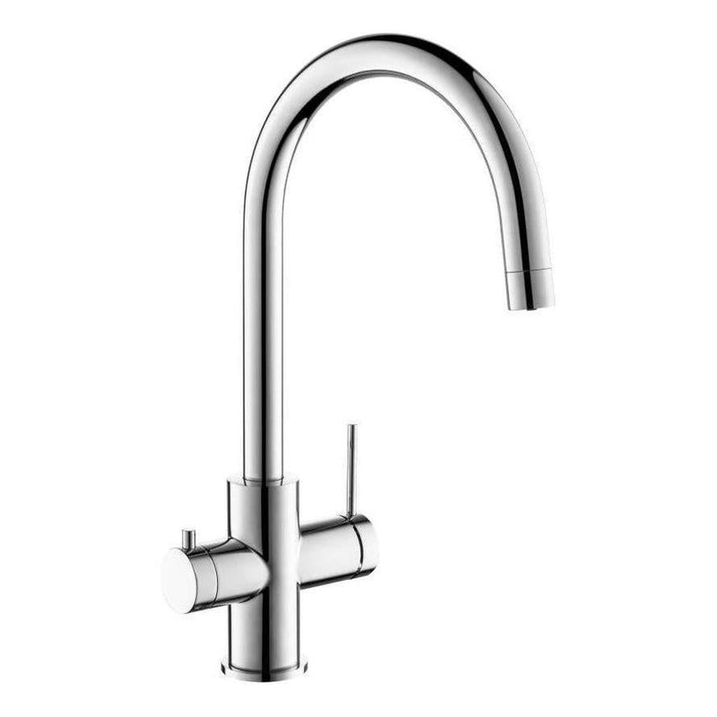 Load image into Gallery viewer, Mica 3-Way Filter Gooseneck Kitchen Tap Sink Mixer Chrome
