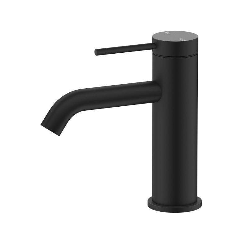 Load image into Gallery viewer, Mica Basin Sink Tap Mixer Curved Spout Black

