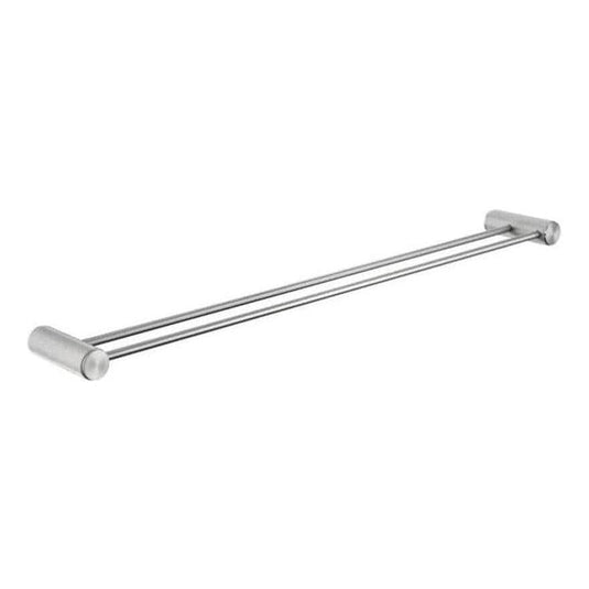 Mica Double Fluted Towel 800mm Rail Brushed Nickel