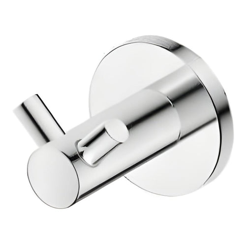 Mica Double Robe Hook Chrome