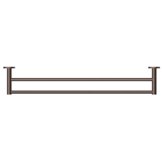 Mica Double Towel Rail 600mm Dusk Bronze