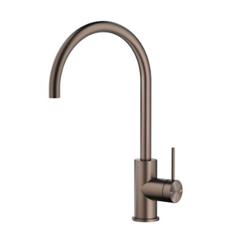 Mica Gooseneck Kitchen Tap Sink Mixer Dusk Bronze
