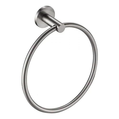 Mica Round Hand Towel Ring Brushed Nickel
