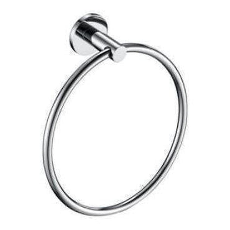 Load image into Gallery viewer, Mica Round Hand Towel Ring Chrome
