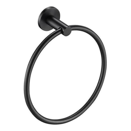 Mica Round Hand Towel Ring Gunmetal