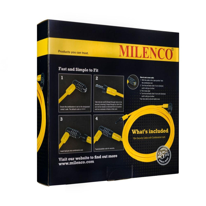 Load image into Gallery viewer, Milenco 10m Security Cable &amp; Lock
