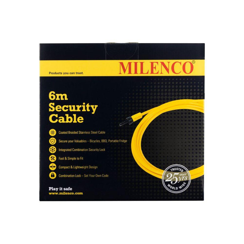 Load image into Gallery viewer, Milenco 6m Security Cable &amp; Lock
