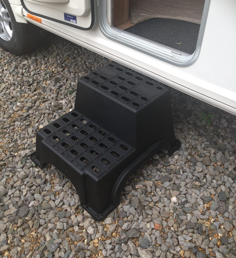 Load image into Gallery viewer, Milenco Caravn Double Plastic Step
