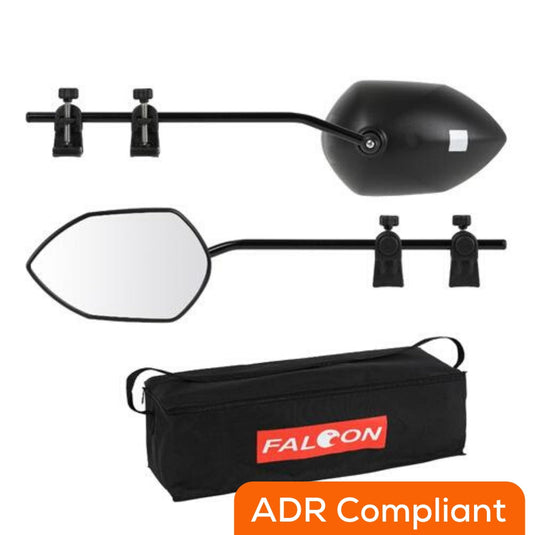 Milenco Falcon Towing Mirror Twin Pack
