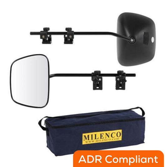 Milenco Grand Aero 4 Towing Mirrors Automotive Glass
