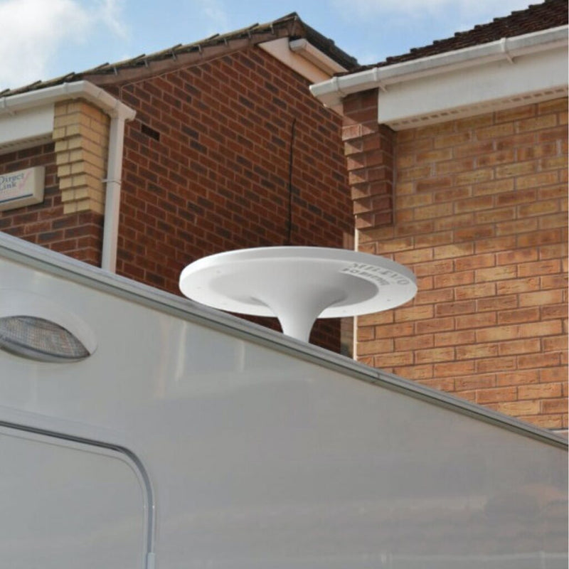 Load image into Gallery viewer, Milenco Power 900l Digital 360 Degree Omnidirectional TV Power Antenna Grey
