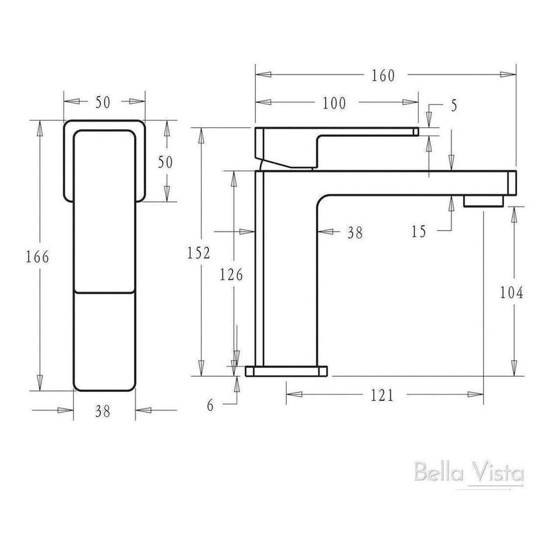 Load image into Gallery viewer, Milos Basin Sink Tap Mixer Black
