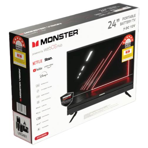 Monster 24 Inch 60 cm Smart LED TV Full HD Inc Inbuilt Battery