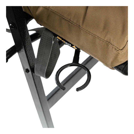 OZTRAIL Emperor 8 Position Recliner Chair Inc Side Table& Drink Holder