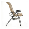 OZTRAIL Emperor 8 Position Recliner Chair Inc Side Table& Drink Holder