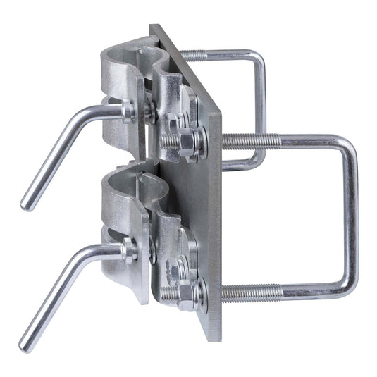 Optitec Double Clamp Bracket - 100mm - Suits 100mm High & Up to 100mm Width Drawbar