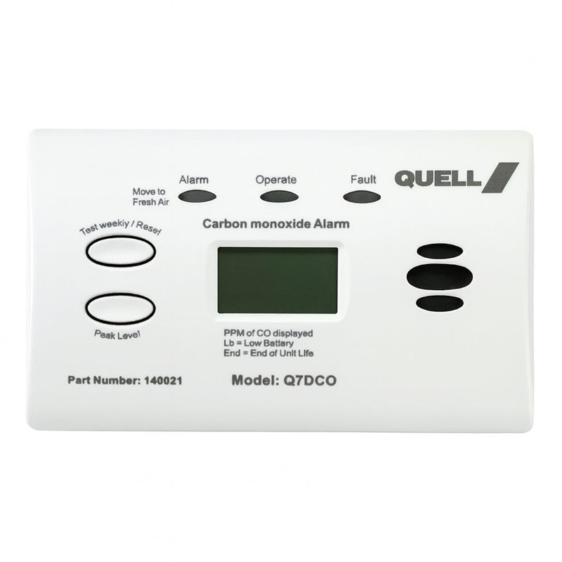Load image into Gallery viewer, Quell Carbon Monoxide Digital Display Detector Alarm
