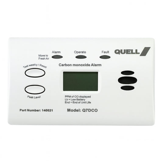 Quell Carbon Monoxide Digital Display Detector Alarm
