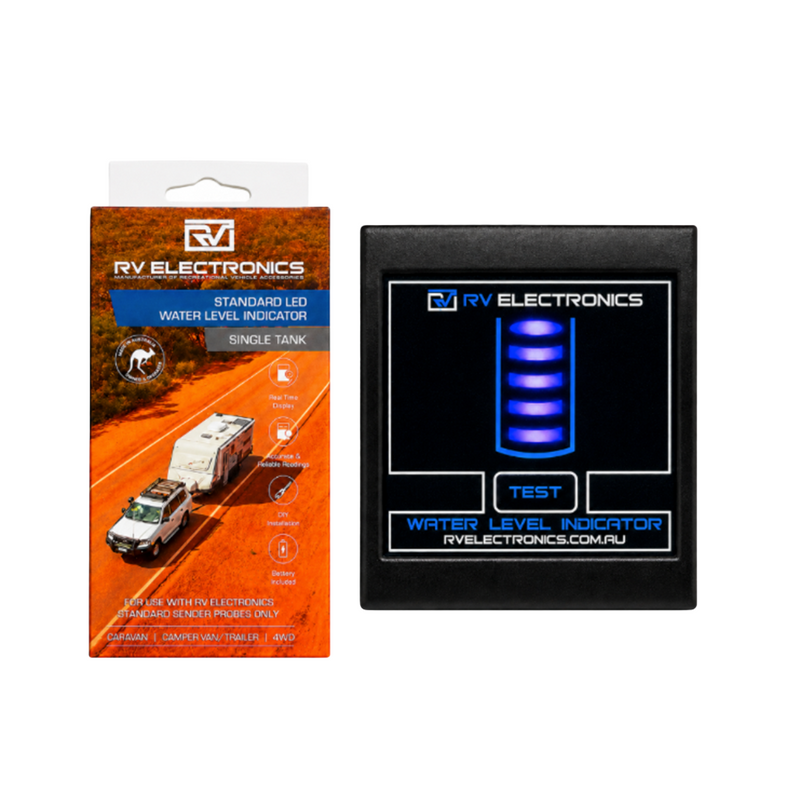 Load image into Gallery viewer, RV Electronics LED Single Tank Water Level Indicator Gauge Inc 2.5m Sender Probe
