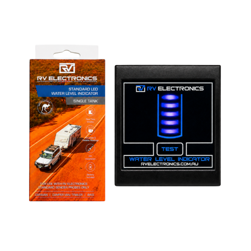 Load image into Gallery viewer, RV Electronics LED Single Tank Water Level Indicator Gauge Inc 5m Sender Probe
