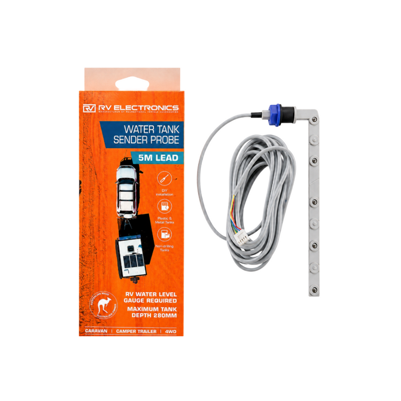 Load image into Gallery viewer, RV Electronics LED Single Tank Water Level Indicator Gauge Inc 5m Sender Probe
