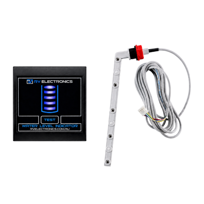 Load image into Gallery viewer, RV Electronics LED Single Tank Water Level Indicator Gauge Inc 7.5m Sender Probe
