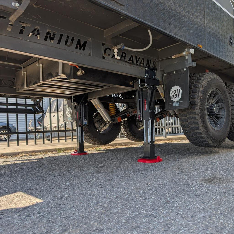 Load image into Gallery viewer, Redfoot Electric Auto Lift Auto Levelling Drop Down Leg System Large
