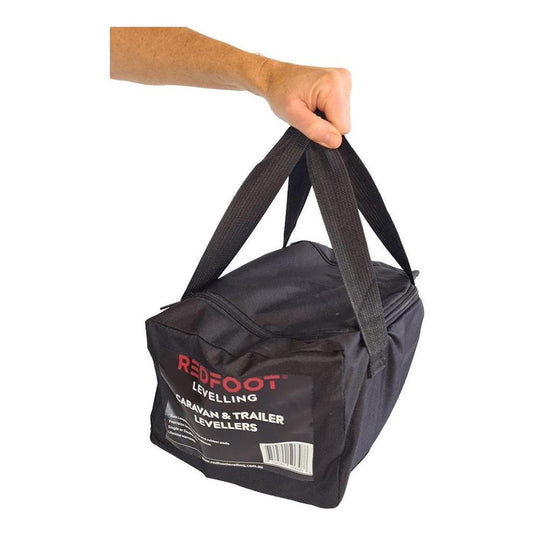 Redfoot Levelling Kit - 2 x Levellers, 2 x Chooks, 2 x Rubber Mats inc Carry Bag